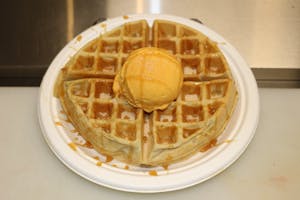 Order Churro Waffle food online from Belmont Fruit And Snacks store, Belmont on bringmethat.com