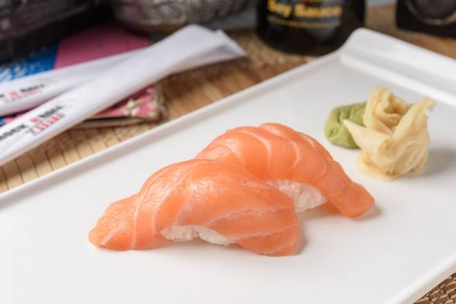 Order Nigiri Fresh Salmon food online from Rock N Roll Sushi store, McDonough on bringmethat.com