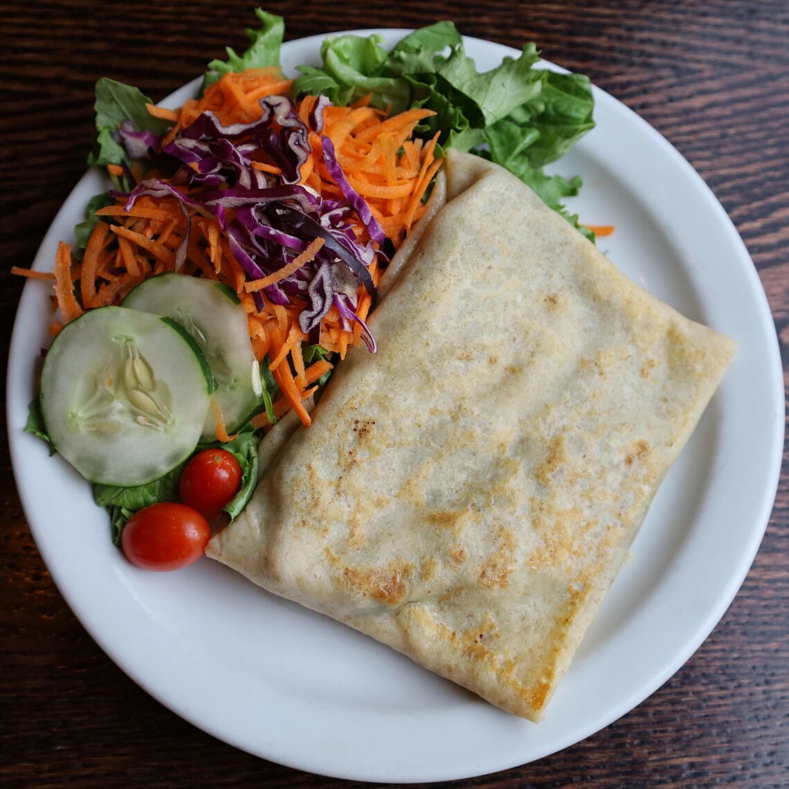 Order Chicken, Bacon and Roasted Red Pepper Crepe food online from Whistling Kettle Ballston Spa store, Ballston Spa on bringmethat.com