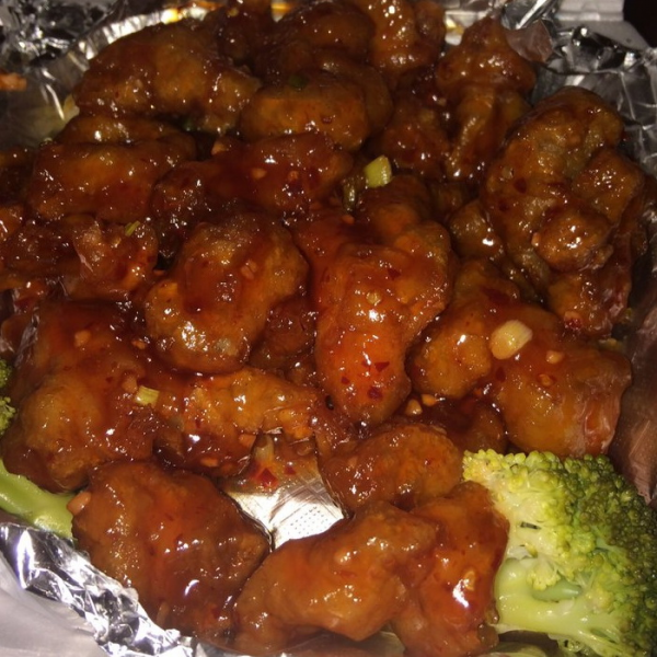 Order 40. General Chow's Chicken food online from Red Ginger China Bistro store, Corona on bringmethat.com