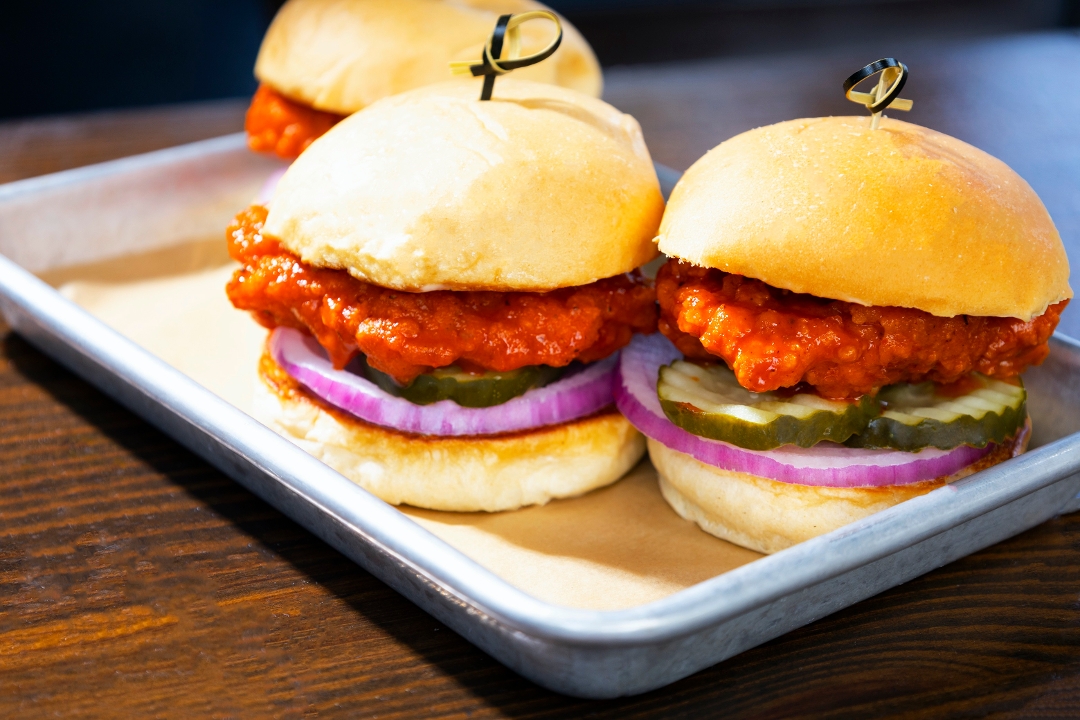 Order Buffalo Chicken Sliders food online from Stacked store, Huntington Beach on bringmethat.com