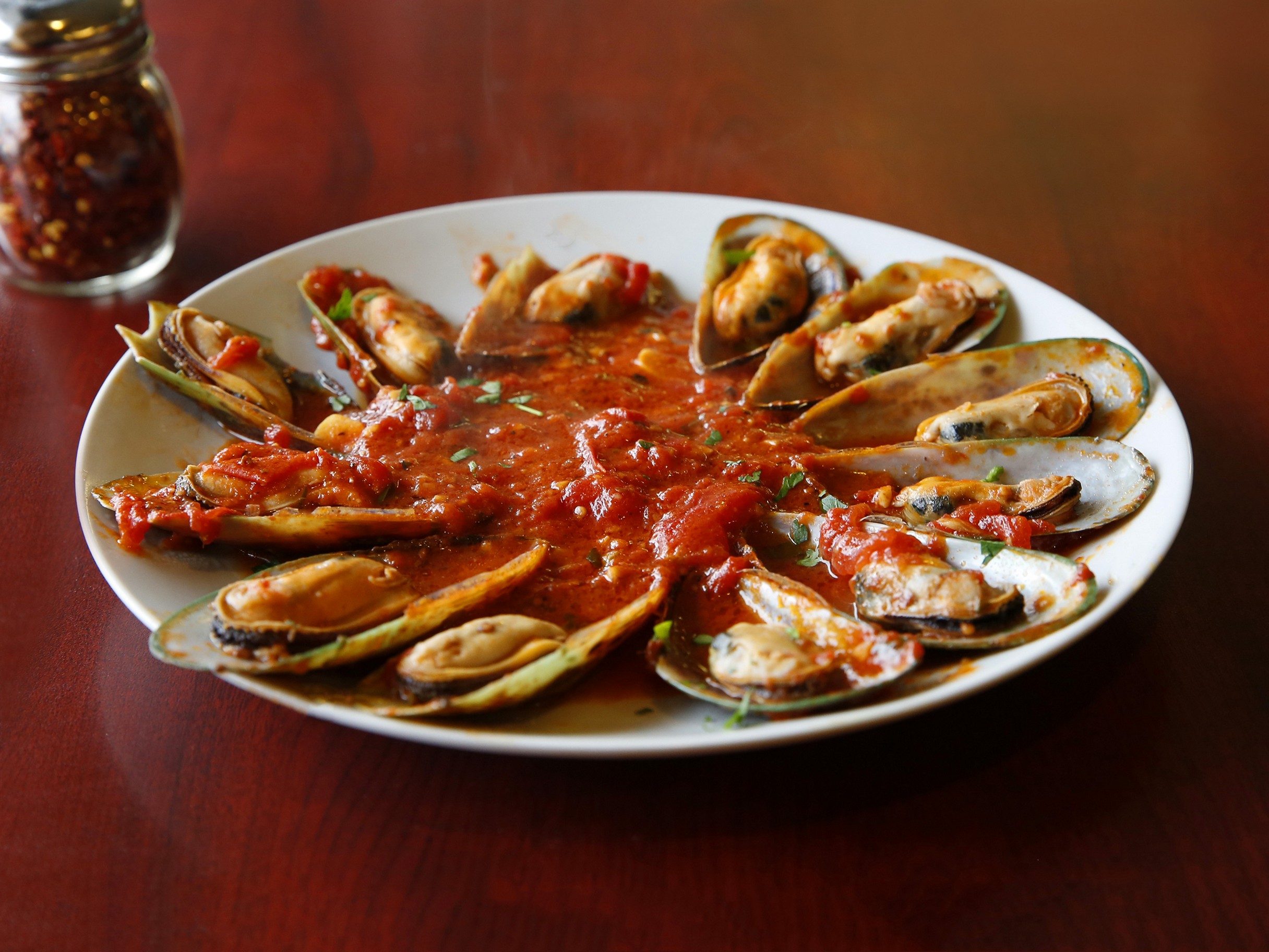 Order Mussels food online from Vincenzo Pizzeria store, Budd Lake on bringmethat.com