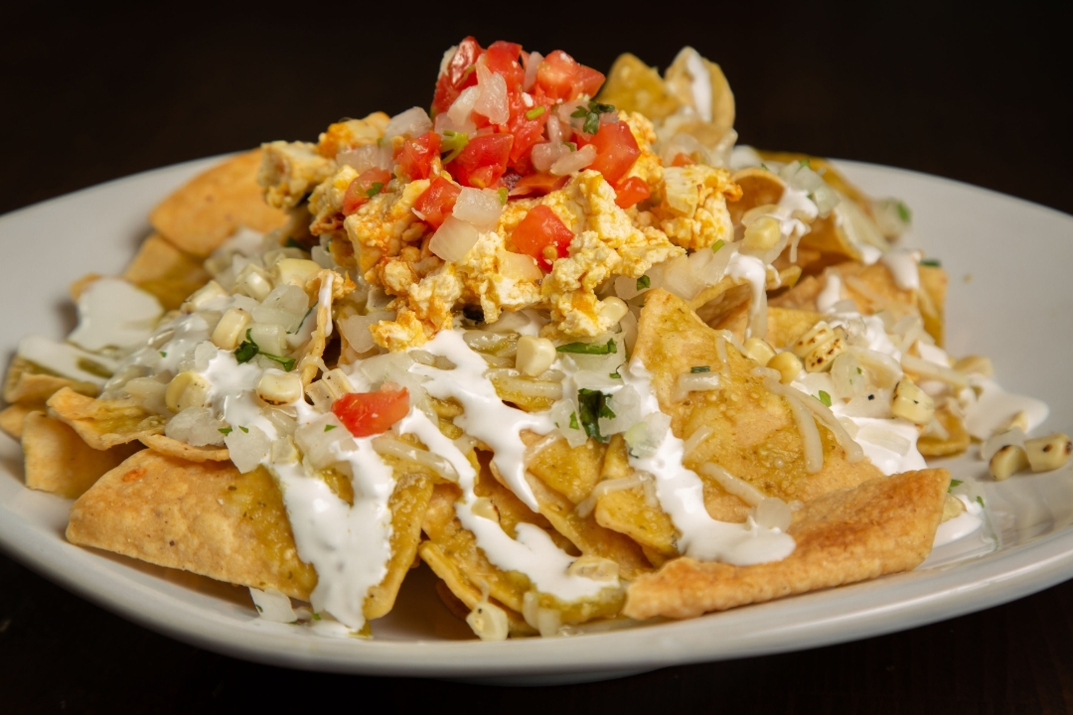 Order Vegan Chilaquiles food online from Hussongs Cantina store, Las Vegas on bringmethat.com