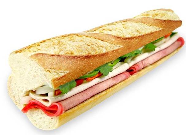 Order #17 Jambon and Pork Roll Sandwich food online from Lee Sandwiches store, Hawaiian Gardens on bringmethat.com