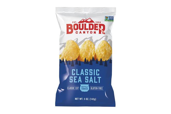 Order Boulder Canyon - Kettle Chips food online from Hangry Burger store, Boulder on bringmethat.com