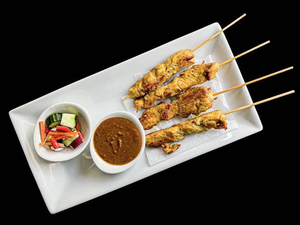 Order Chicken Satay (4) food online from Rasa sayang store, Roswell on bringmethat.com