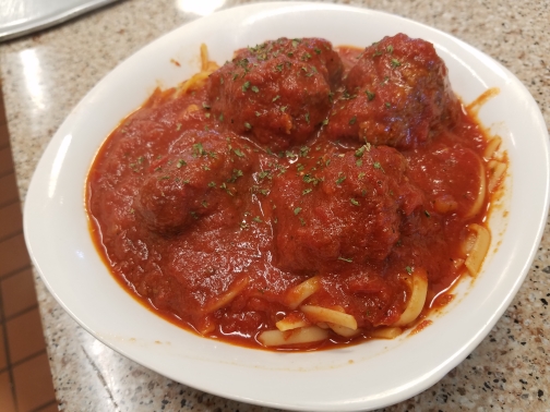 Order Choice Pasta with Meatballs food online from Slice of NY Pizza store, Raleigh on bringmethat.com