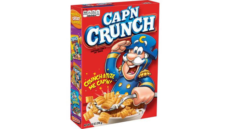Order Cap'N Crunch Breakfast Cereal Original food online from Trumbull Mobil store, Trumbull on bringmethat.com