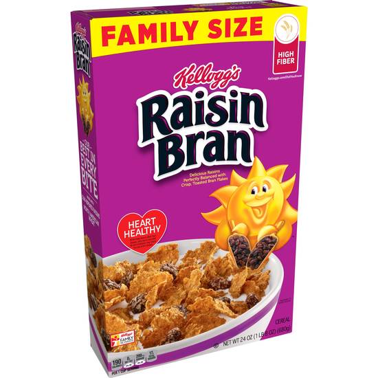 Order Raisin Bran Breakfast Cereal Family Size, 24 OZ food online from Cvs store, GREENWICH on bringmethat.com