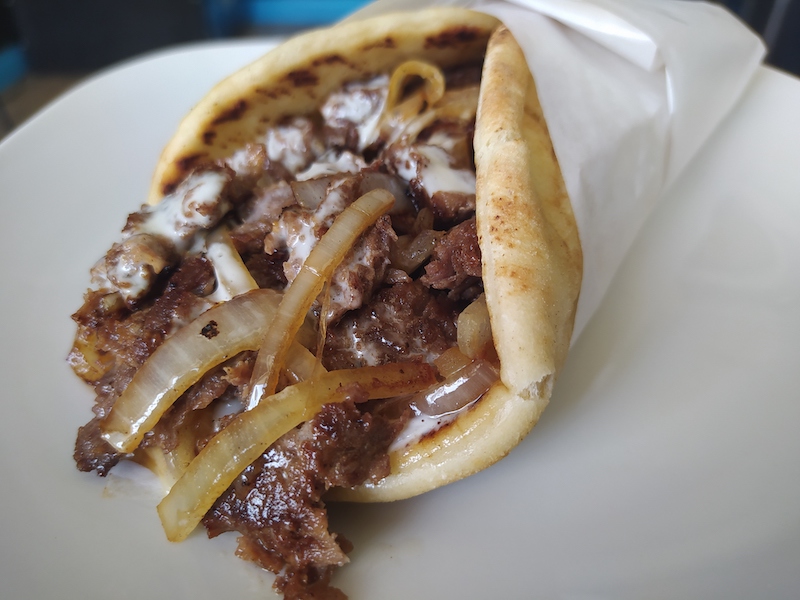 Order CheeseSteak Wrap and Fries food online from Kooby store, La Crescenta on bringmethat.com