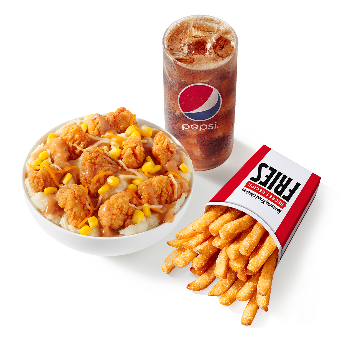 Order Famous Bowl Meal food online from Kfc store, Helotes on bringmethat.com