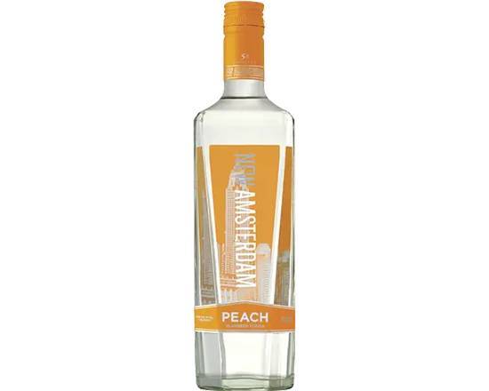 Order New Amsterdam Peach Vodka, 750mL liquor (35% ABV) food online from Samco Food Store store, Bakersfield on bringmethat.com