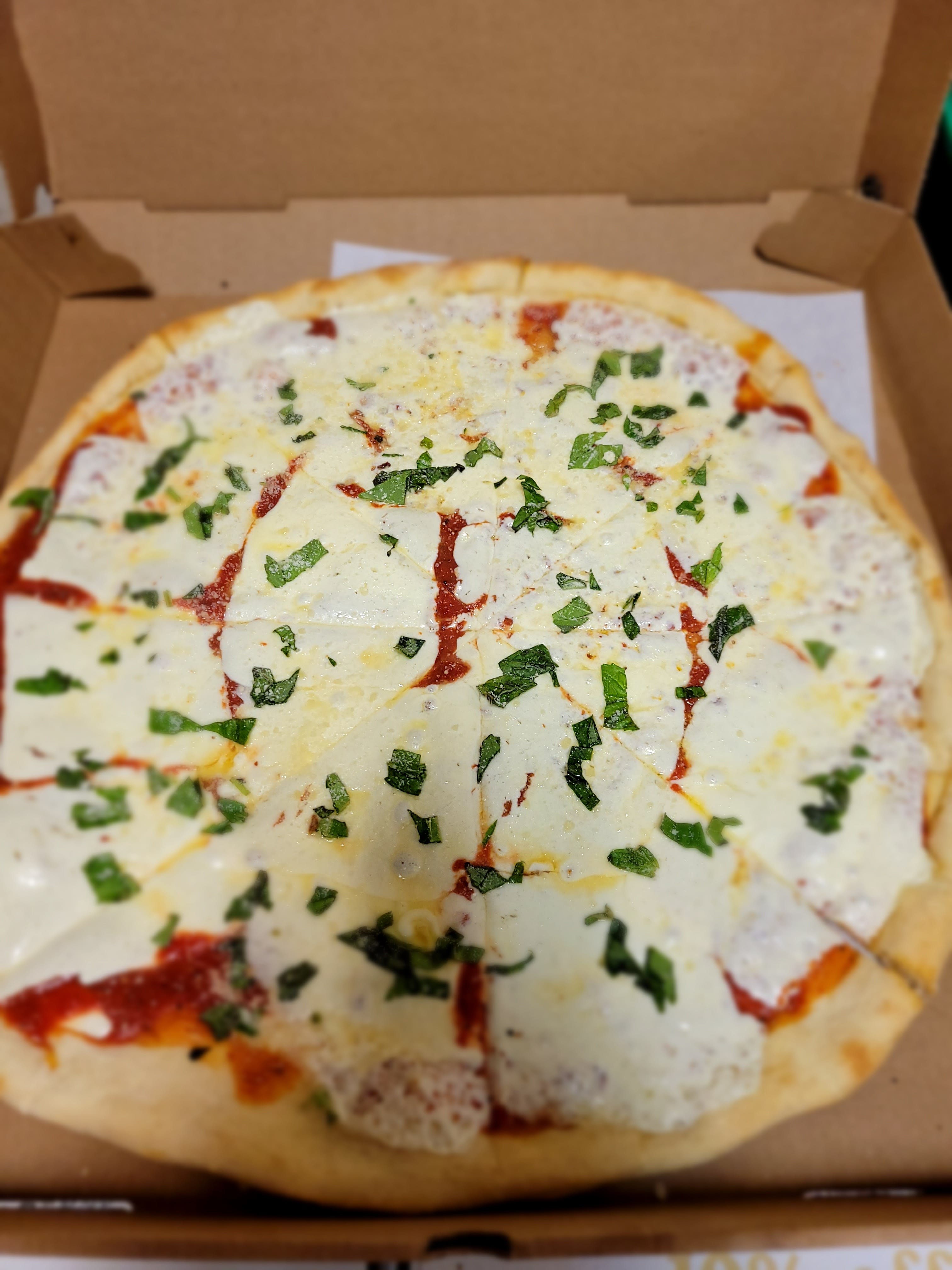 Order Margherita Pizza - 14" food online from Stella Pizzeria store, Perth Amboy on bringmethat.com
