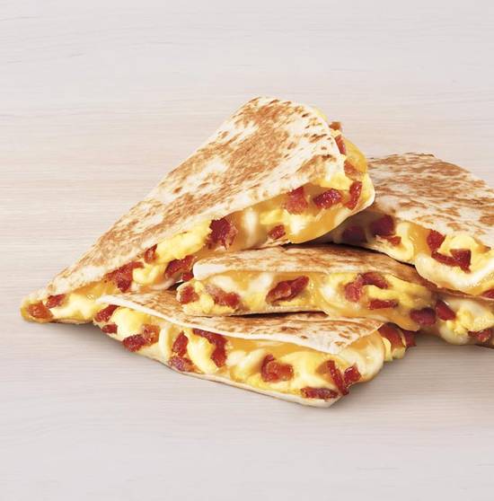 Order Breakfast Quesadilla Bacon food online from Taco Bell store, Troy on bringmethat.com