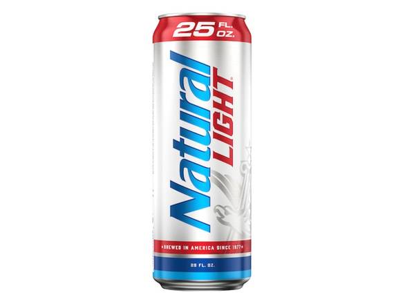 Order Natural Light - 25oz Can food online from American Spirits Beverage Co store, Dallas on bringmethat.com