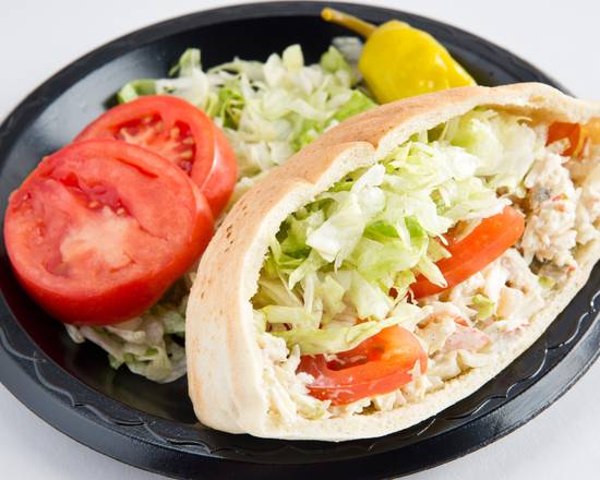 Order Crab Salad Sandwich food online from Pita Plus store, Greensboro on bringmethat.com