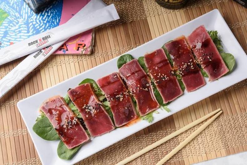 Order Tuna Tataki food online from Rock N Roll Sushi - Huntsville store, Huntsville on bringmethat.com
