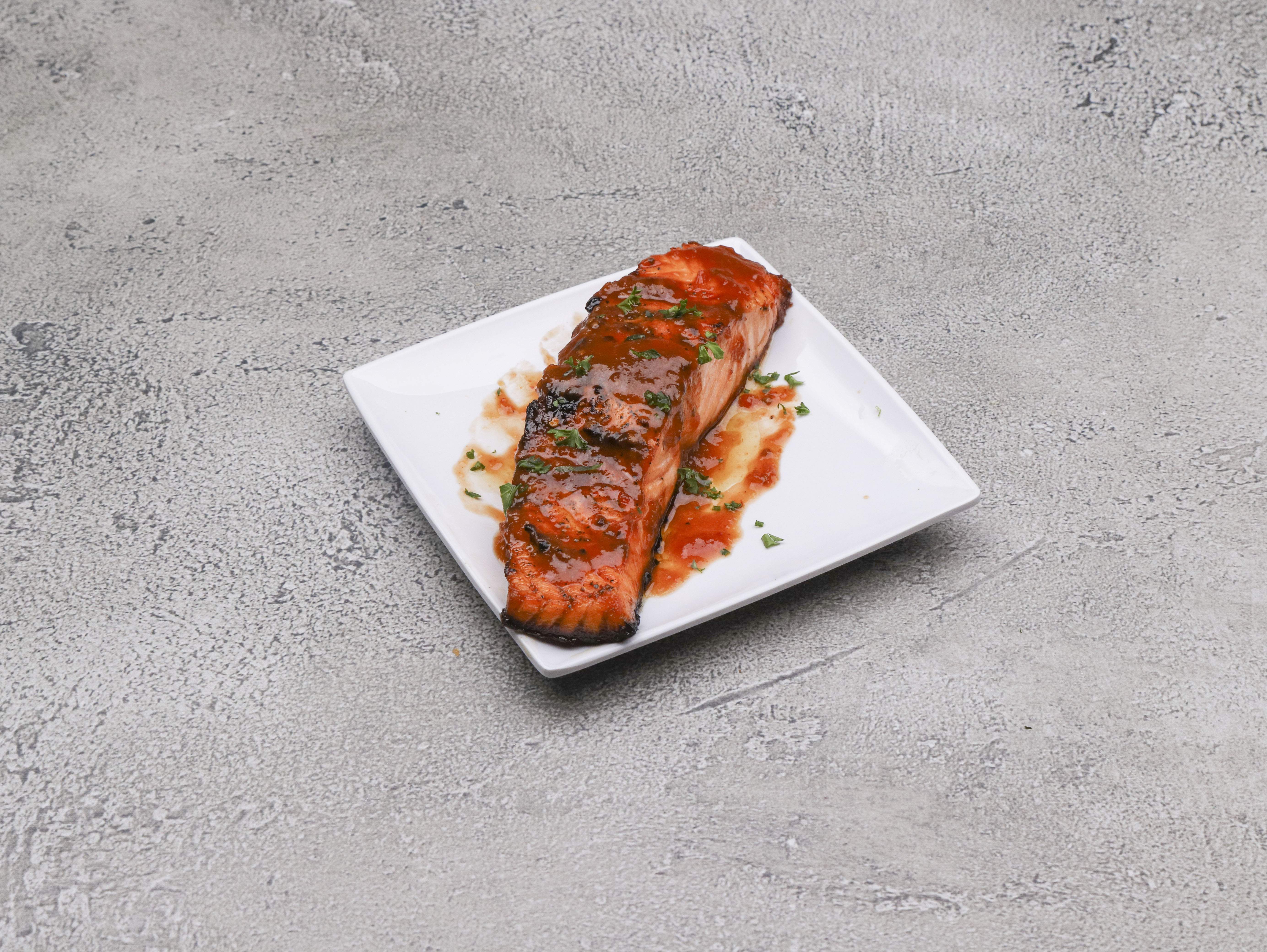 Order Pan Seared Salmon food online from Bobby Chez store, Cherry Hill on bringmethat.com