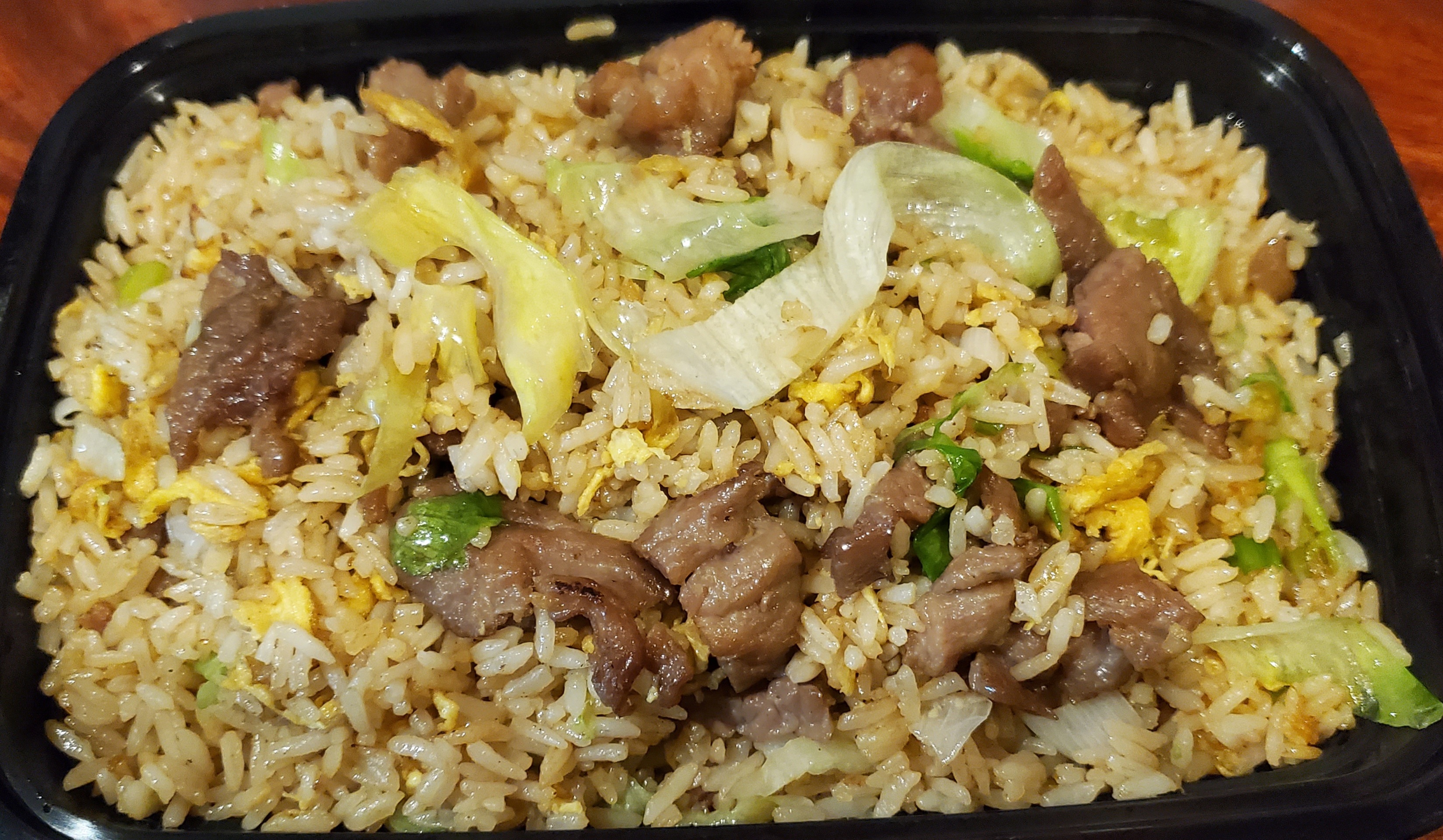 Order Beef Fried Rice 牛肉炒饭 food online from Canton Phoenix store, Portland on bringmethat.com