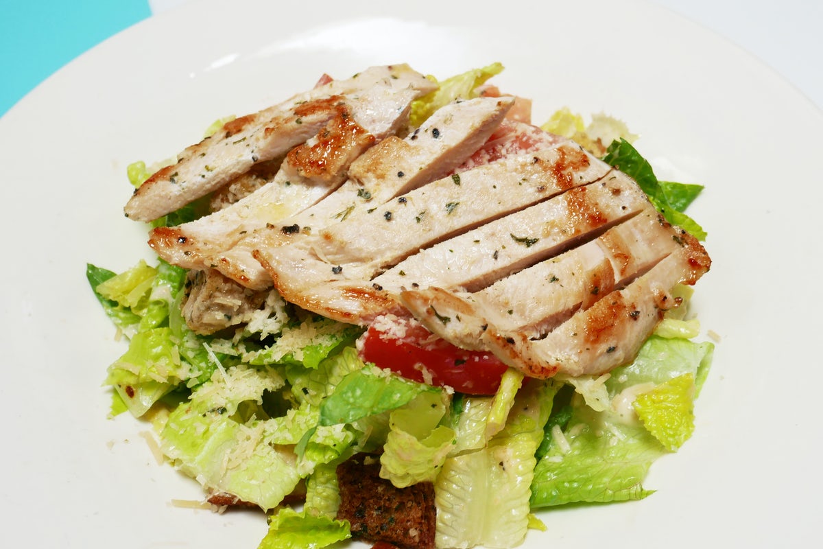 Order Grilled Chicken Caesar Salad food online from Broken Yolk Cafe store, Chula Vista on bringmethat.com