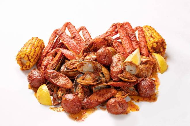 Order Seaman's Catch Combo l $5 OFF food online from Juicy Snow Crab & Lobster store, Los Angeles on bringmethat.com