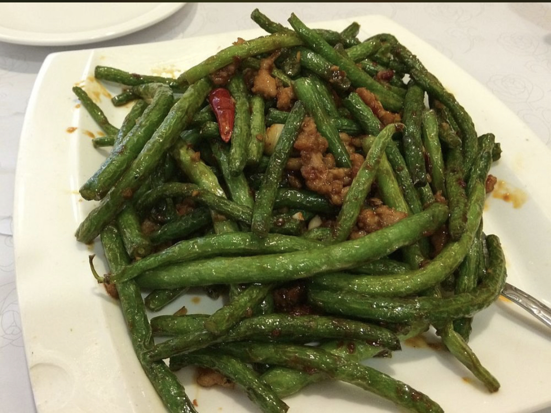 Order 123. Pan Fried String Bean干扁四季豆 food online from Cheung Hing Restaurant store, South San Francisco on bringmethat.com