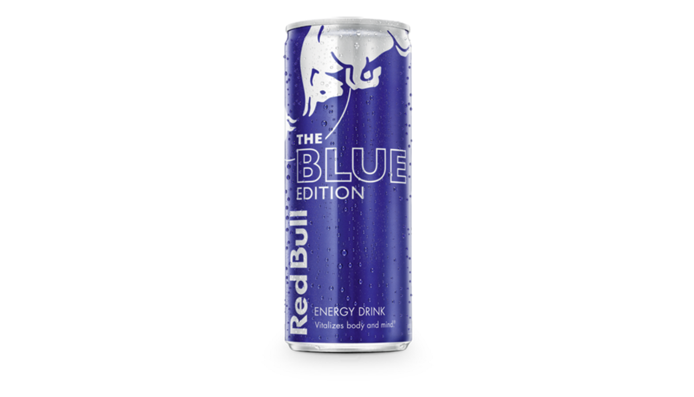Order Red Bull The Blue Edition Energy Drink 8.4 oz Can food online from Ross Liquor store, Sylmar on bringmethat.com