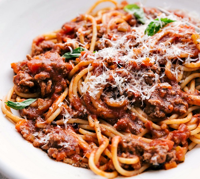 Order Bolognese Pasta food online from Italian Delights store, Los Angeles on bringmethat.com