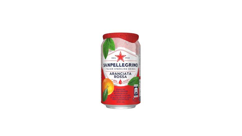 Order San Pellegrino Blood Orange (11.5 oz can) food online from MOD Pizza store, Humble on bringmethat.com