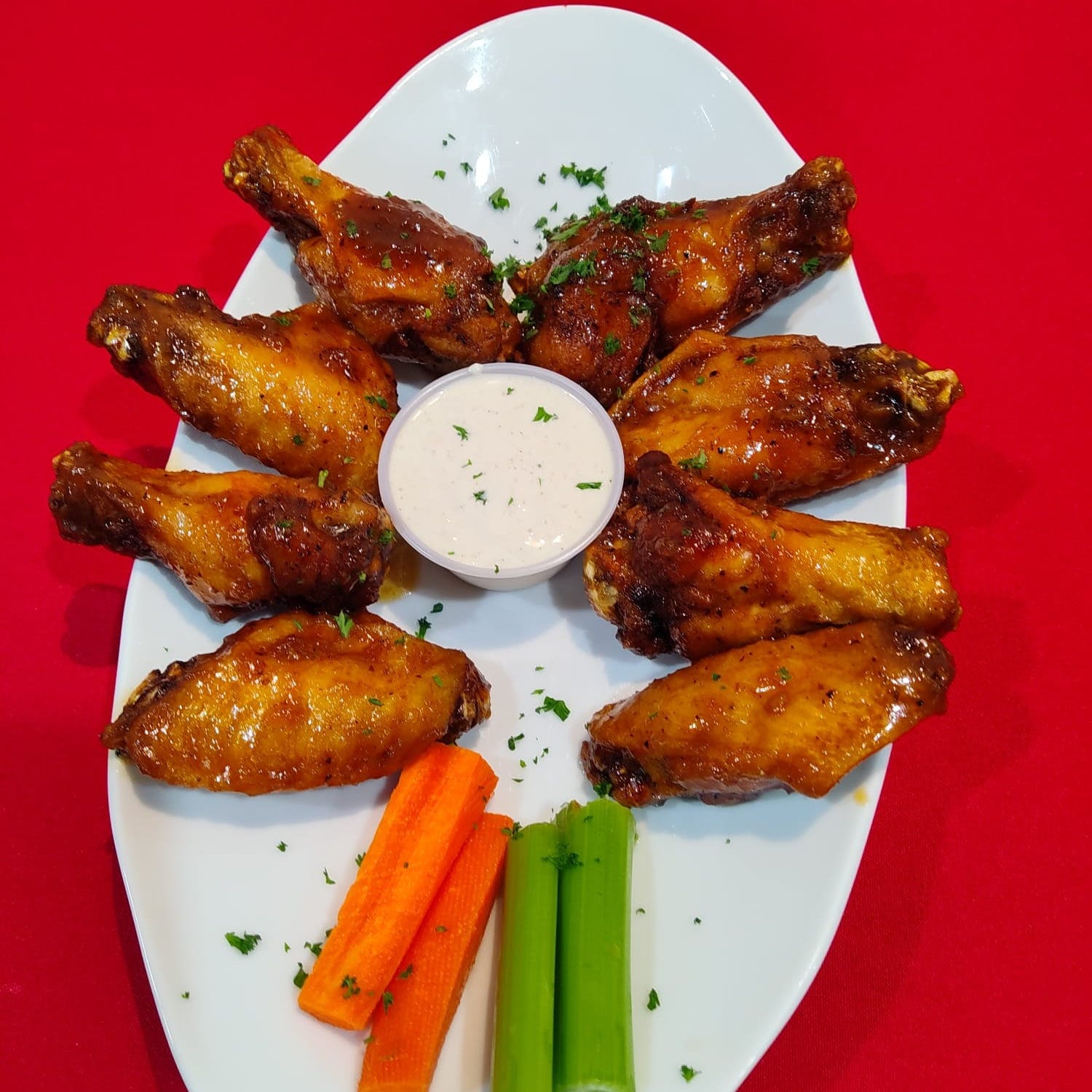 Order Wings - 6 Pieces food online from Bells Pizza Company store, Bellflower on bringmethat.com