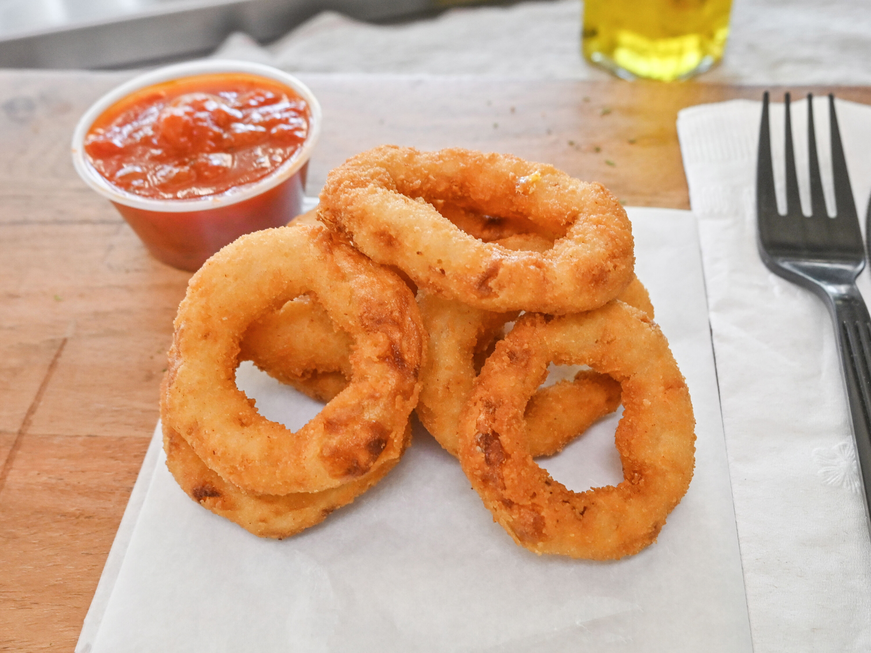 Order Onion Rings (10) food online from New Venice Pizza store, Elkins Park on bringmethat.com