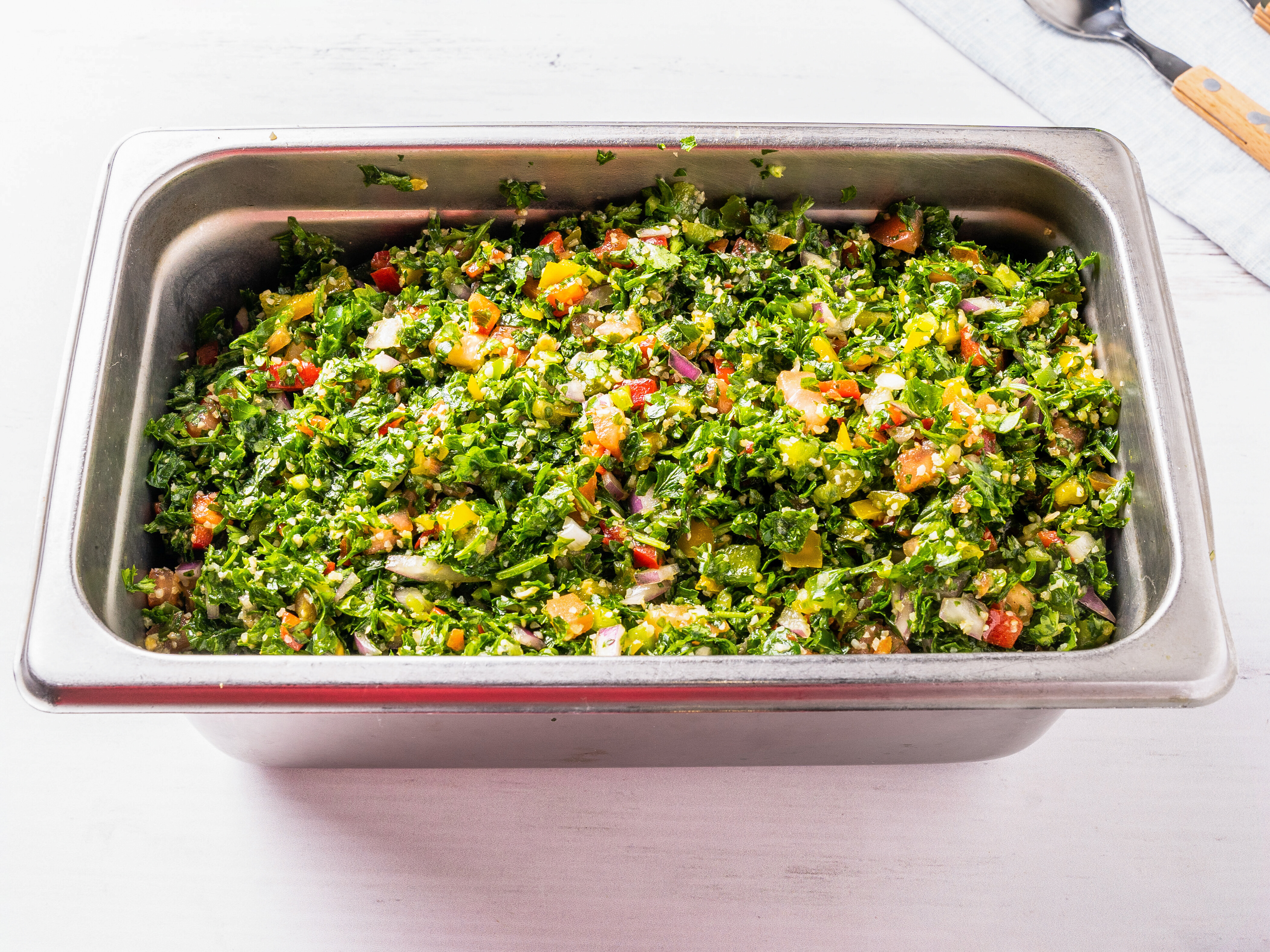 Order Spicy Tabouli Salad food online from The Green Chicpea store, Newark on bringmethat.com