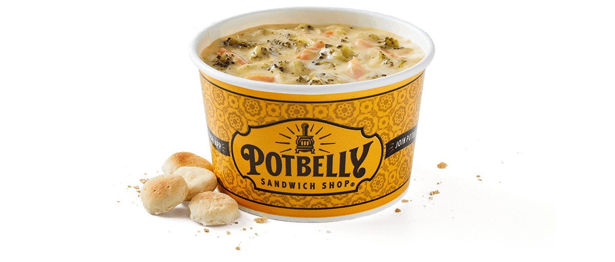 Order Broccoli Cheddar food online from Potbelly Sandwich Works store, Naperville on bringmethat.com