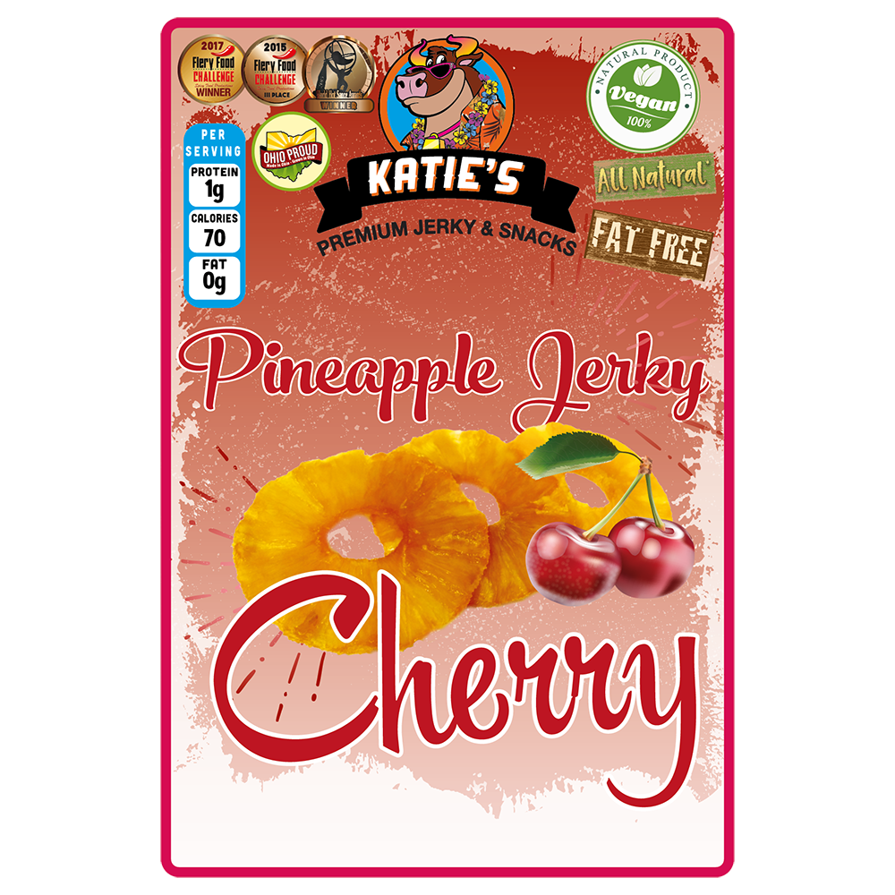 Order Cherry Pineapple Jerky food online from Katie Snack Foods store, Hilliard on bringmethat.com