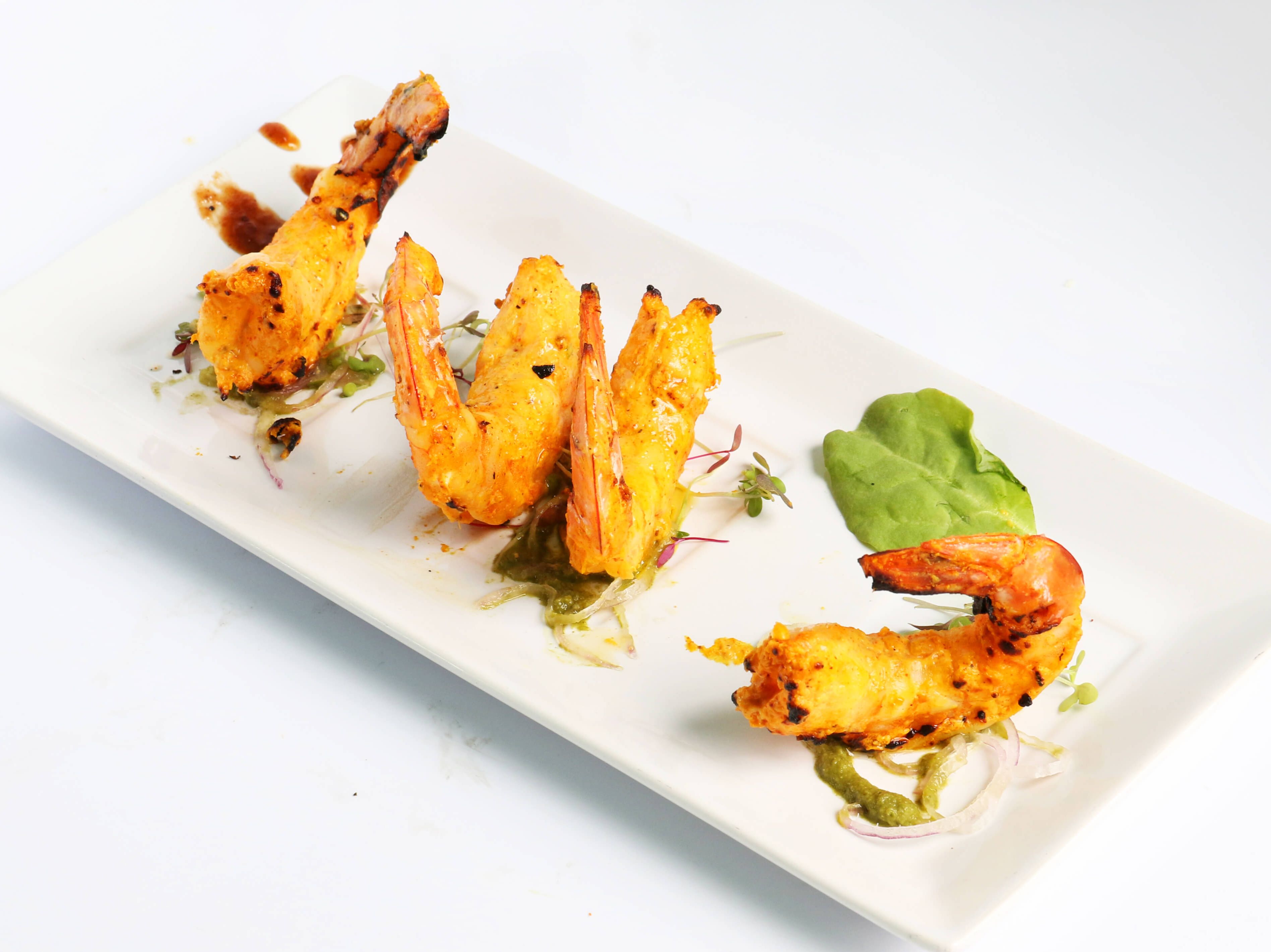 Order TANDOORI JHINGA(Shrimp) food online from Rajbhog Cafe store, North Brunswick on bringmethat.com