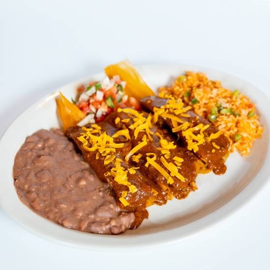 Order Three Beef Tamales food online from El Fenix store, Mesquite on bringmethat.com