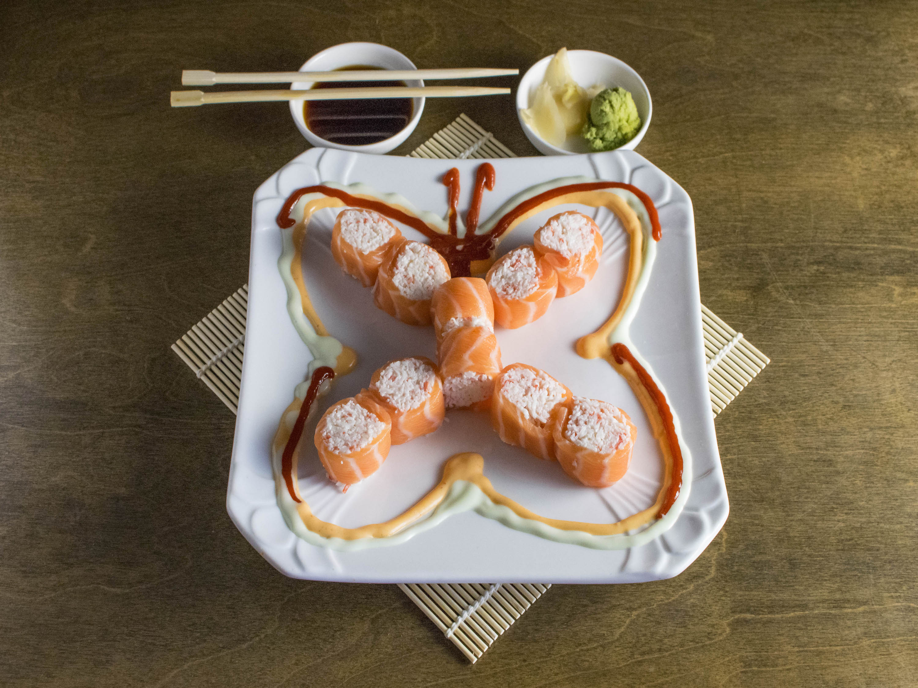 Order Butterfly Kiss Roll food online from Edohana Sushi store, Fort Worth on bringmethat.com