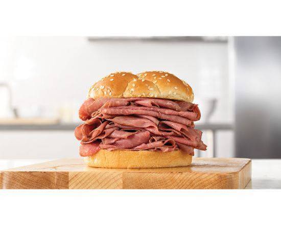 Order DOUBLE ROAST BEEF food online from Arby's store, Chicago on bringmethat.com