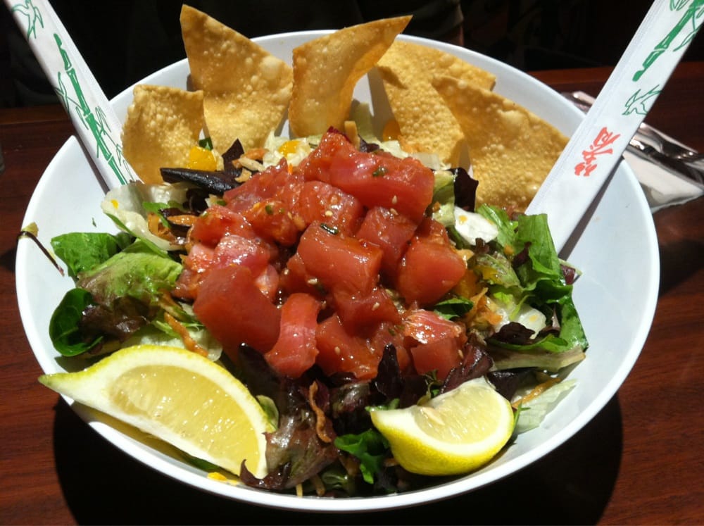 Order Ahi Poki Salad food online from Citrus Cafe store, Tustin on bringmethat.com