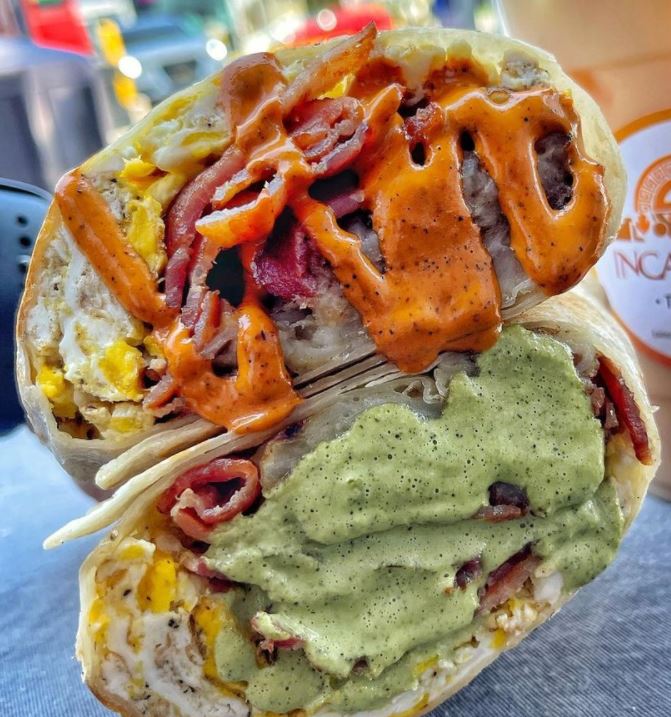 Order Burrito food online from Inca Maya Tacos store, Los Angeles on bringmethat.com