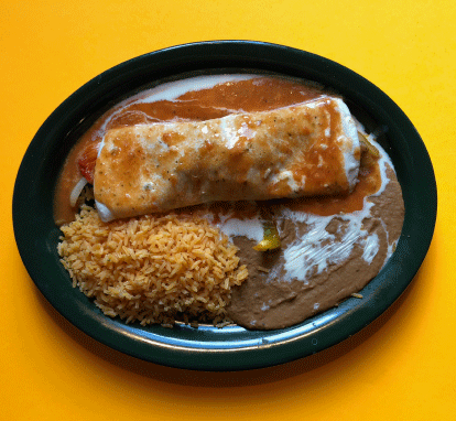 Order Fajita Burrito food online from Hacienda Mexican Restaurant store, Binghamton on bringmethat.com