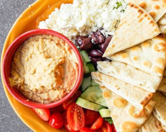 Order Hummus Platter food online from Snow City Cafe store, Anchorage on bringmethat.com