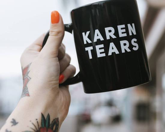 Order Karen Tears Mug food online from Coffee Dose store, Irvine on bringmethat.com