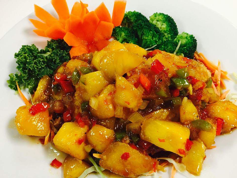 Order Tilapia Mango food online from Thai Sushi House store, Fishers on bringmethat.com