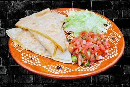 Order Cheese Quesadilla food online from RIVAS MEXICAN GRILL store, Fort Mohave on bringmethat.com