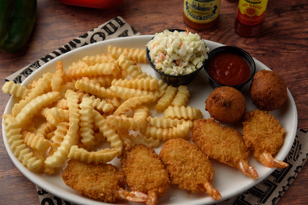 Order Southern Fried Shrimp Dinner food online from Buzzard Billy store, Lincoln on bringmethat.com