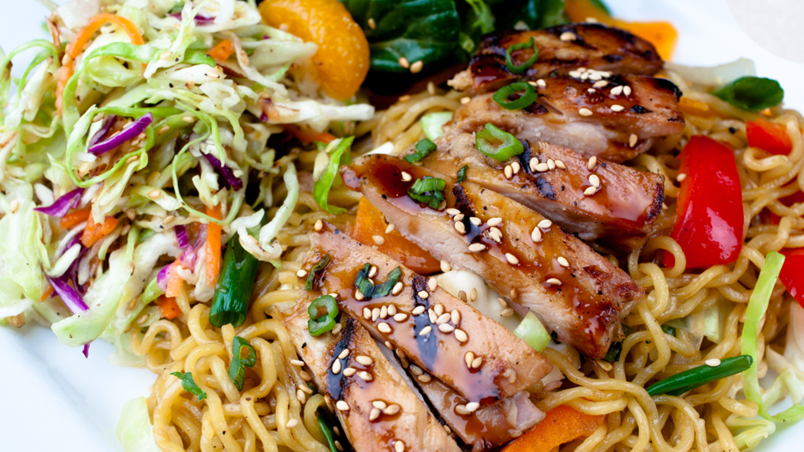 Order Yakisoba Noodles and Chicken food online from Sansai Japanese Grill store, Burbank on bringmethat.com