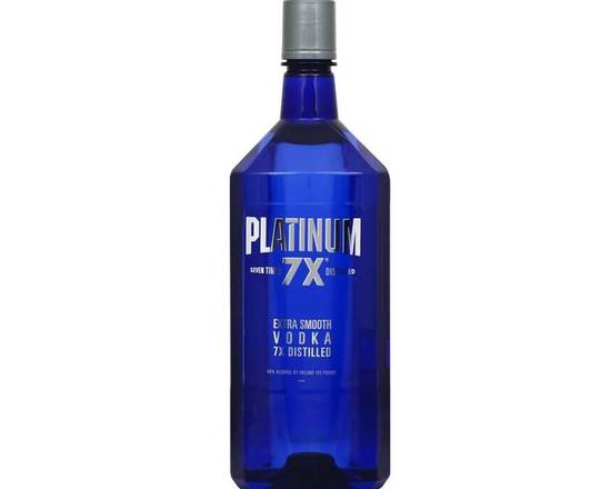 Order Platinum 7x, Vodka · 1.75 L  food online from House Of Wine store, New Rochelle on bringmethat.com