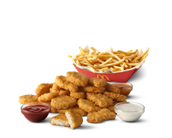 Order 20 Pc McNuggets and Basket of Fries  food online from McDonald's store, Bloomington on bringmethat.com