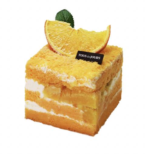 Order Orange Cream Piece food online from Tous Les Jours store, Syracuse on bringmethat.com